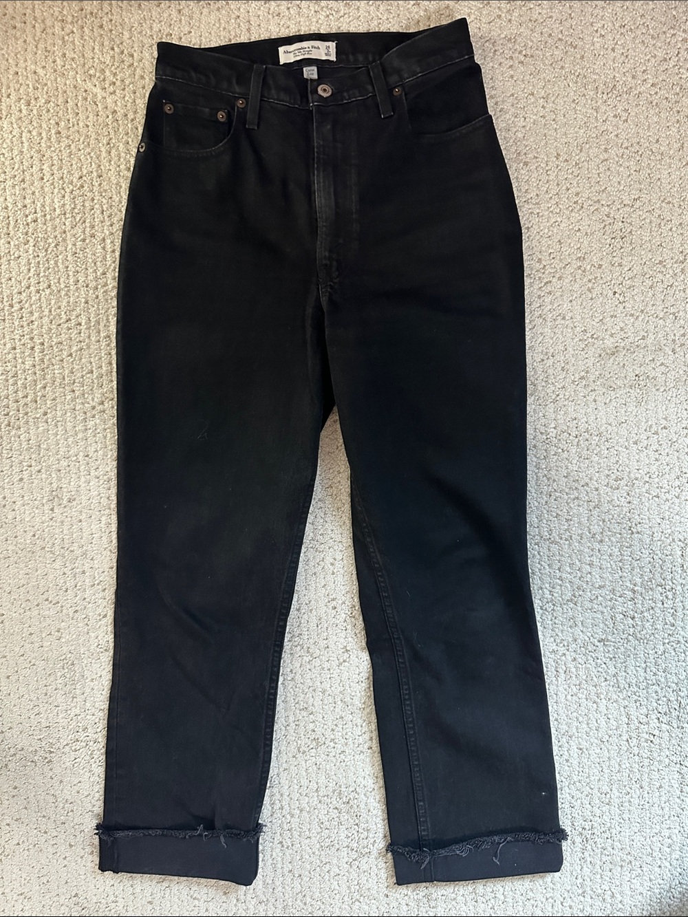 Abercrombie & Fitch Black Relaxed Women’s Jeans